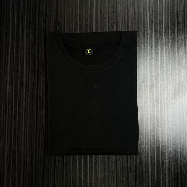 Black T-shirt - Solid Black Colored T-shirt