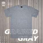 Grained Gray T-shirt - Grained Gray Colored T-shirt