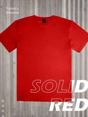 Red T-shirt - Solid Red Colored T-shirt