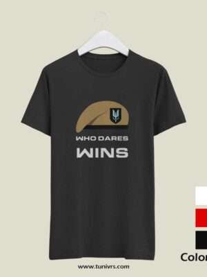 who dares wins mockup black